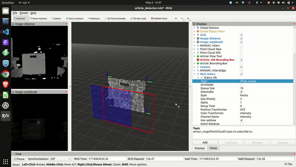 6DOF pose estimation demo